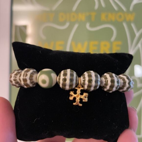 TORY BURCH Roxanne Multicolot Bead Tassel bracelet - Picture 3 of 8